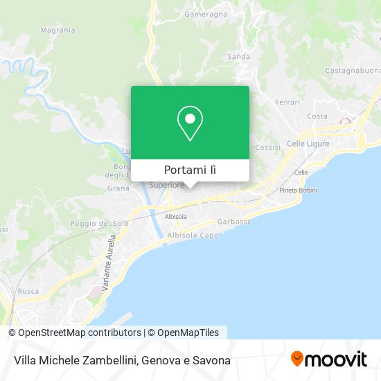 Mappa Villa Michele Zambellini