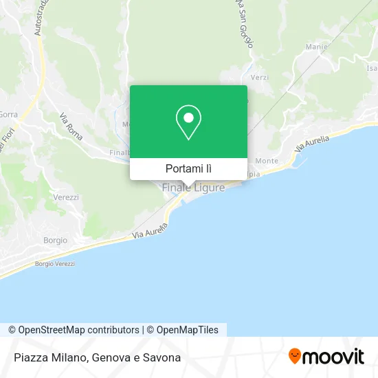 Mappa Piazza Milano