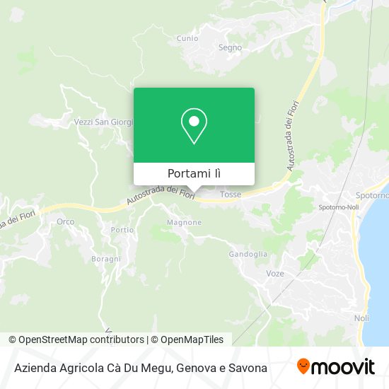 Mappa Azienda Agricola Cà Du Megu