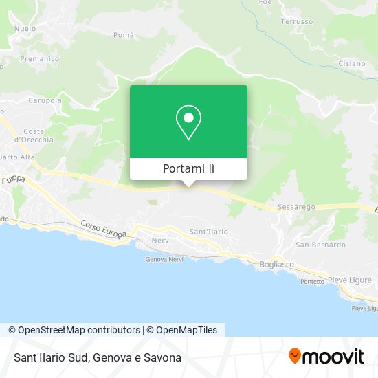 Mappa Sant'Ilario Sud