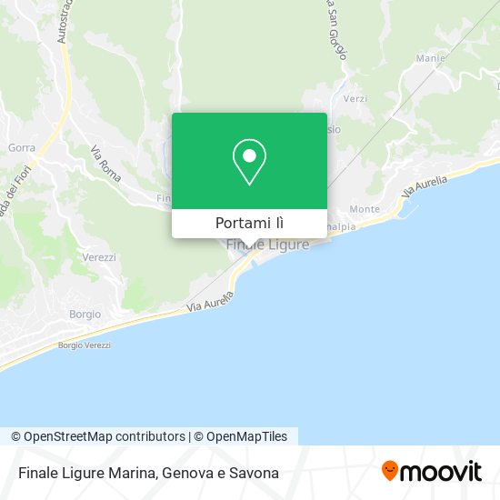 Mappa Finale Ligure Marina