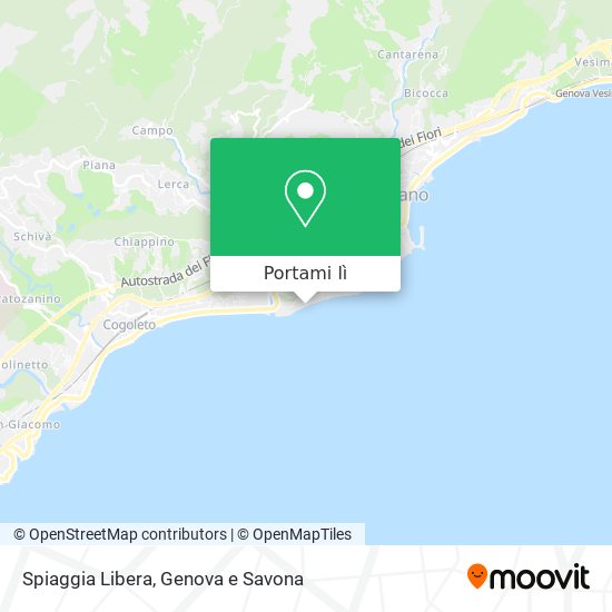 Mappa Spiaggia Libera