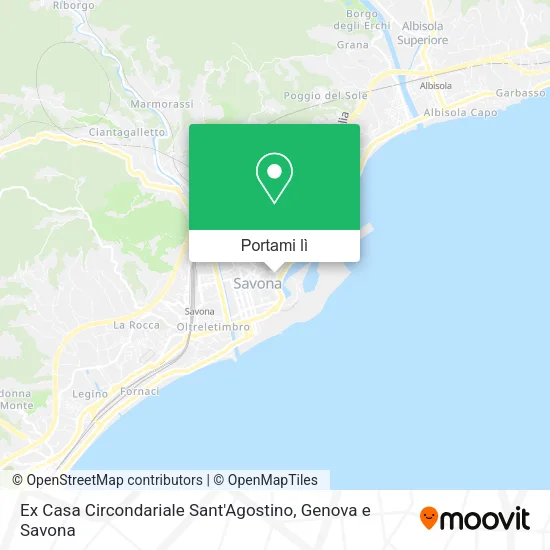 Mappa Ex Casa Circondariale Sant'Agostino