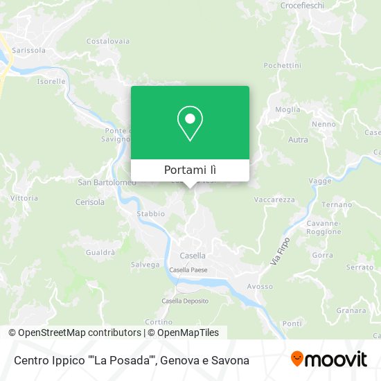 Mappa Centro Ippico ""La Posada""