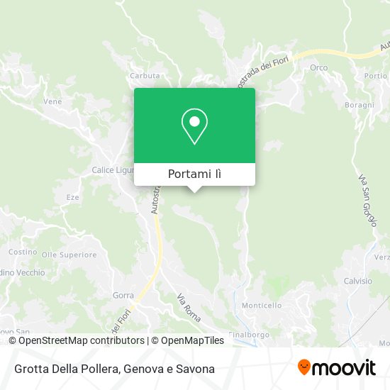 Mappa Grotta Della Pollera