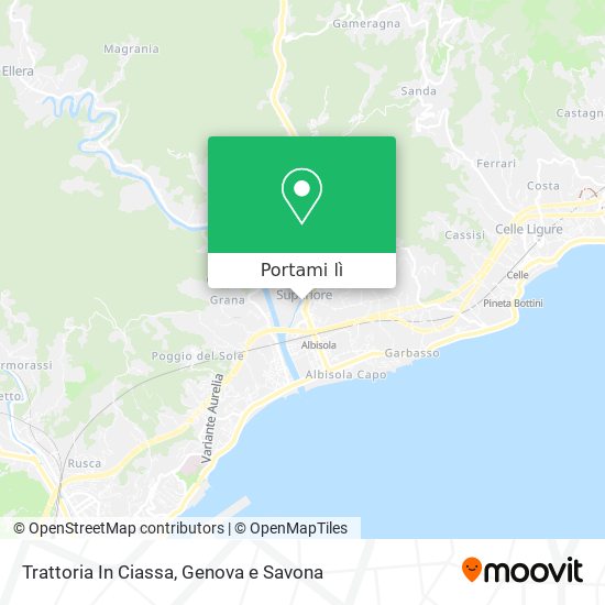 Mappa Trattoria In Ciassa