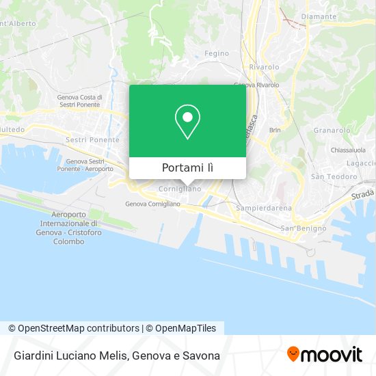 Mappa Giardini Luciano Melis