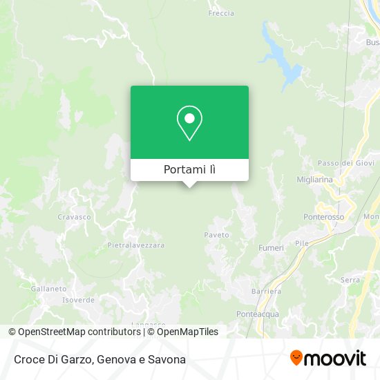 Mappa Croce Di Garzo