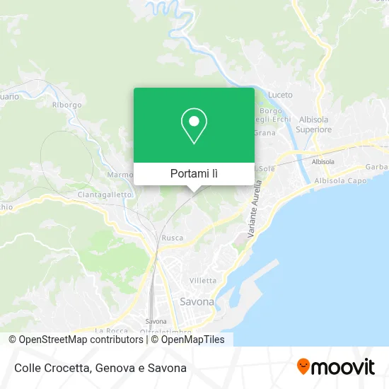 Mappa Colle Crocetta