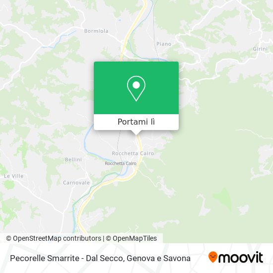 Mappa Pecorelle Smarrite - Dal Secco