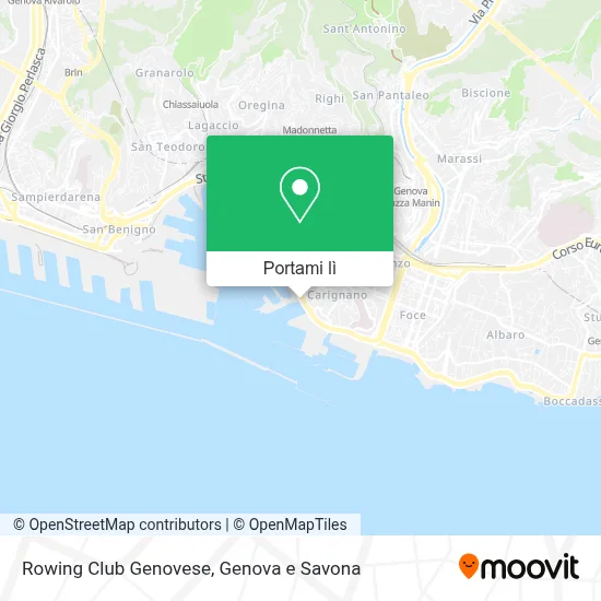 Mappa Rowing Club Genovese