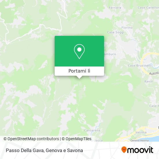 Mappa Passo Della Gava