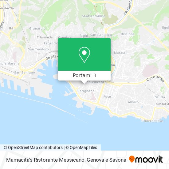 Mappa Mamacita's Ristorante Messicano