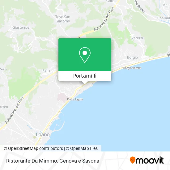 Mappa Ristorante Da Mimmo