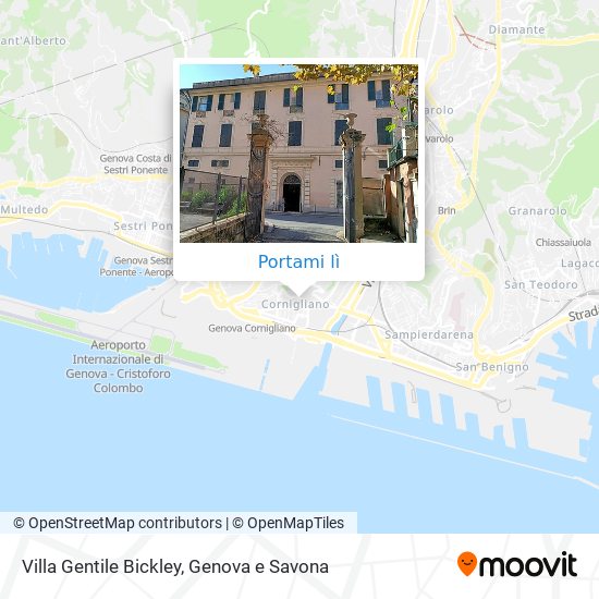 Mappa Villa Gentile Bickley