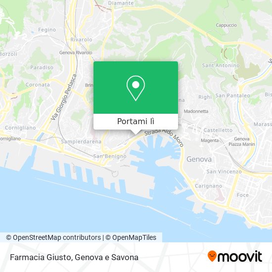 Mappa Farmacia Giusto