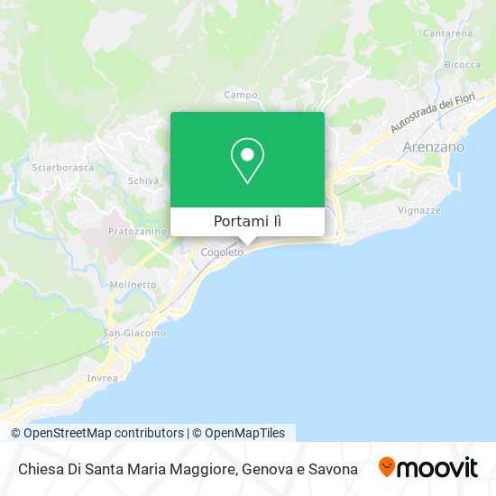 Mappa Chiesa Di Santa Maria Maggiore