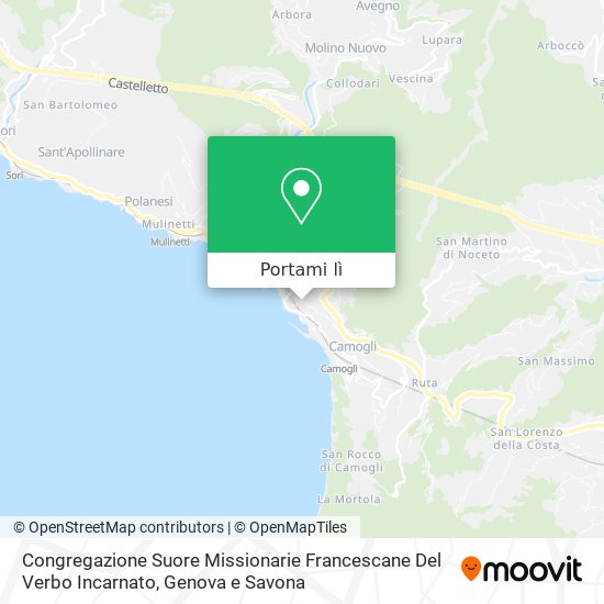 Mappa Congregazione Suore Missionarie Francescane Del Verbo Incarnato