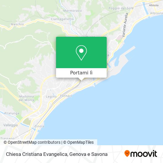 Mappa Chiesa Cristiana Evangelica