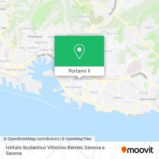 Mappa Istituto Scolastico Vittorino Bernini