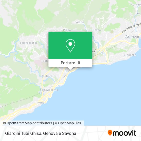 Mappa Giardini Tubi Ghisa
