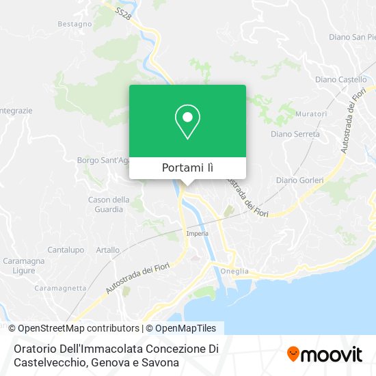Mappa Oratorio Dell'Immacolata Concezione Di Castelvecchio