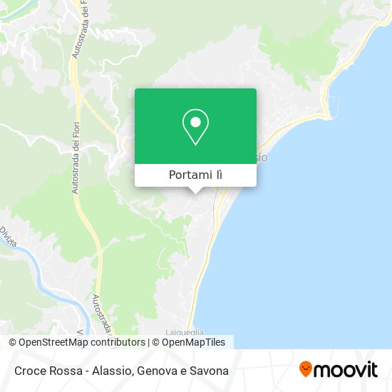 Mappa Croce Rossa - Alassio