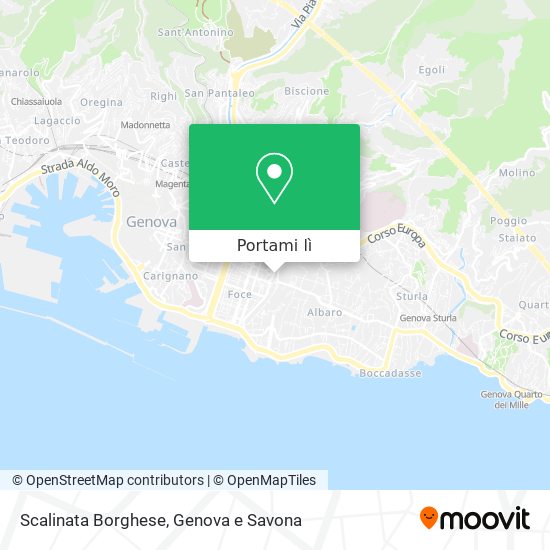 Mappa Scalinata Borghese