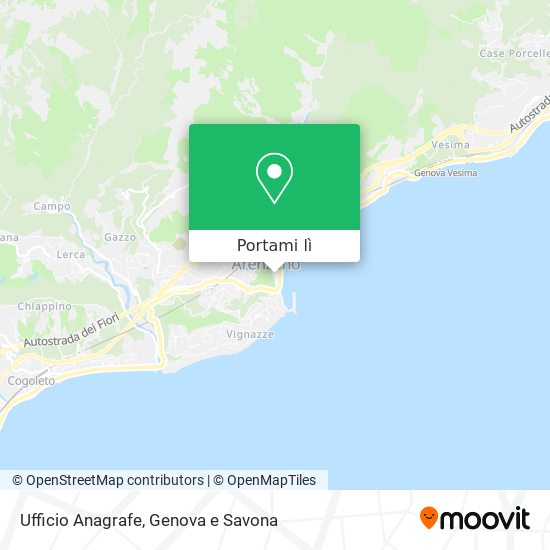 Mappa Ufficio Anagrafe