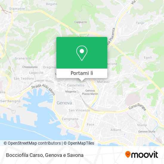 Mappa Bocciofila Carso
