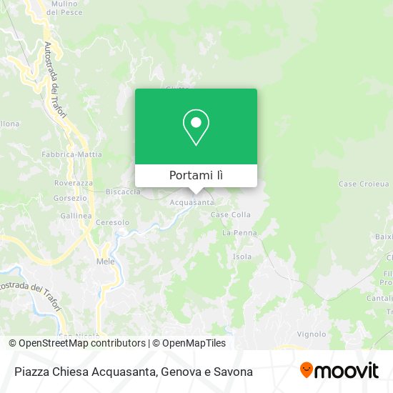 Mappa Piazza Chiesa Acquasanta
