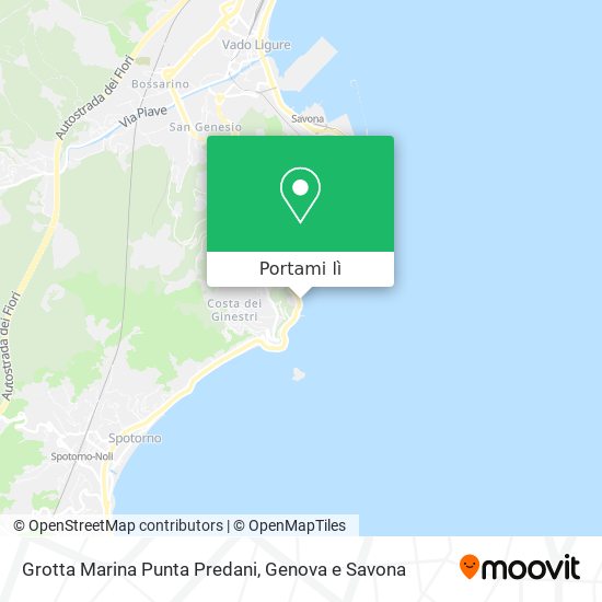 Mappa Grotta Marina Punta Predani