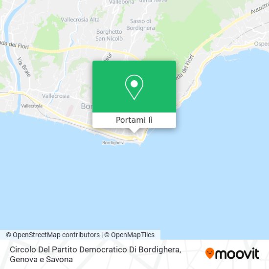 Mappa Circolo Del Partito Democratico Di Bordighera