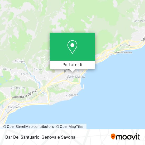 Mappa Bar Del Santuario