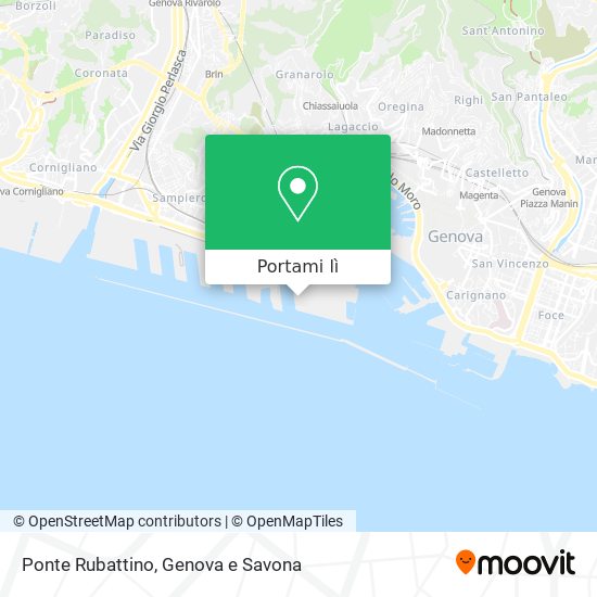 Mappa Ponte Rubattino