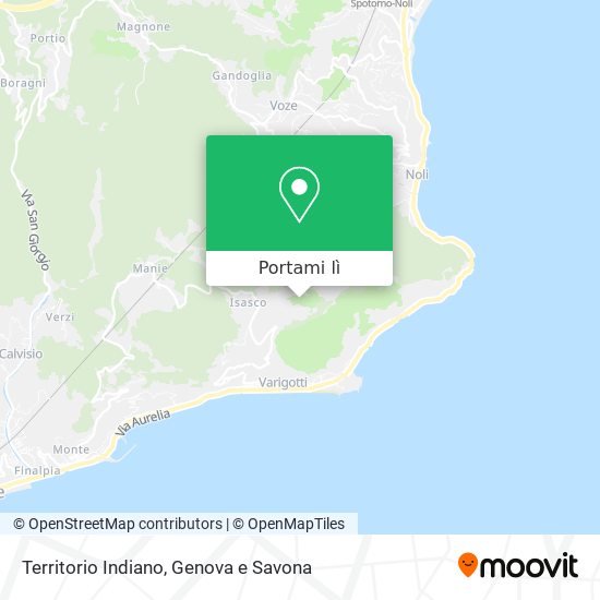 Mappa Territorio Indiano