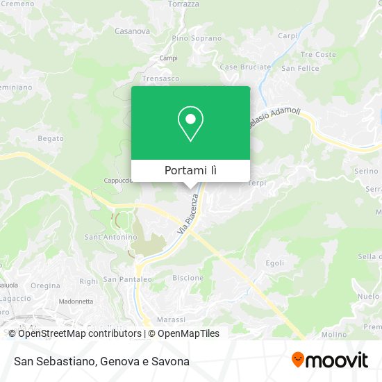 Mappa San Sebastiano