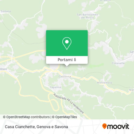 Mappa Casa Cianchette