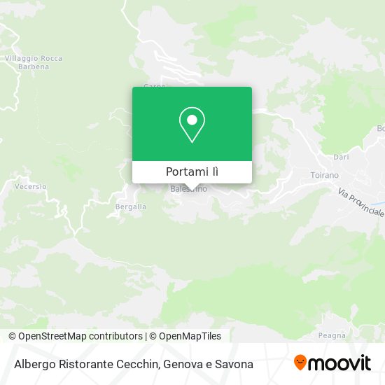 Mappa Albergo Ristorante Cecchin