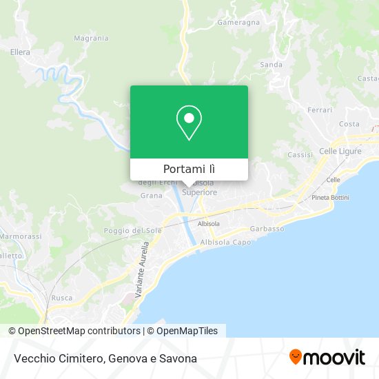 Mappa Vecchio Cimitero