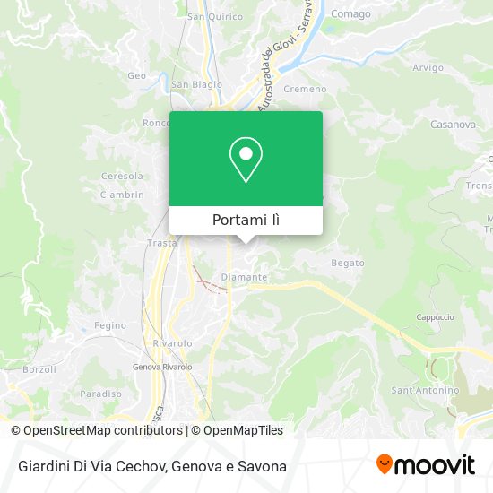 Mappa Giardini Di Via Cechov
