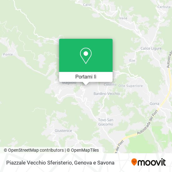 Mappa Piazzale Vecchio Sferisterio