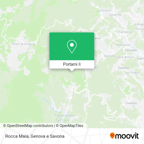 Mappa Rocca Maia