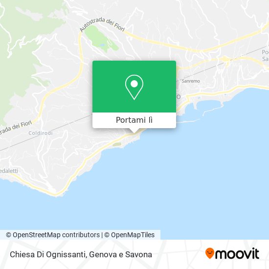 Mappa Chiesa Di Ognissanti