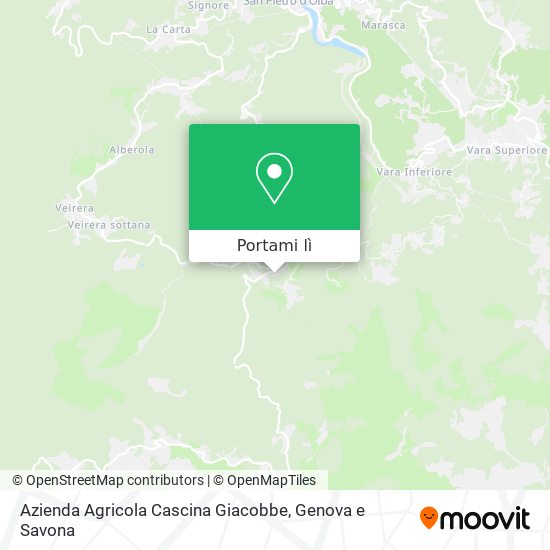 Mappa Azienda Agricola Cascina Giacobbe