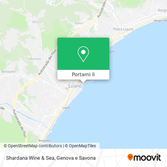 Mappa Shardana Wine & Sea