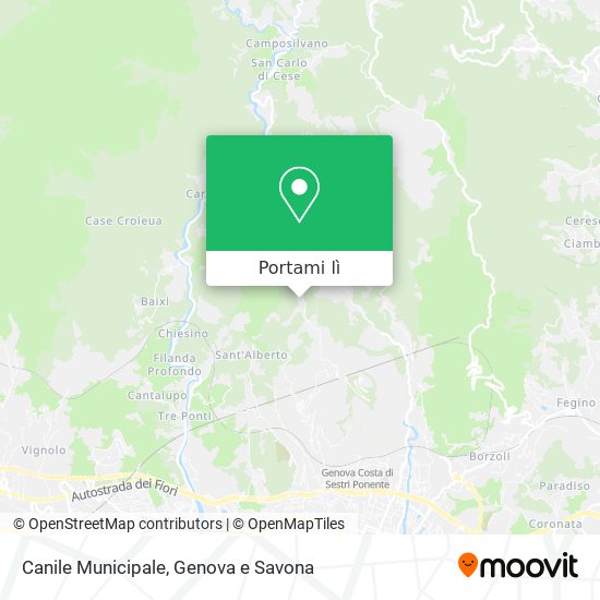 Mappa Canile Municipale