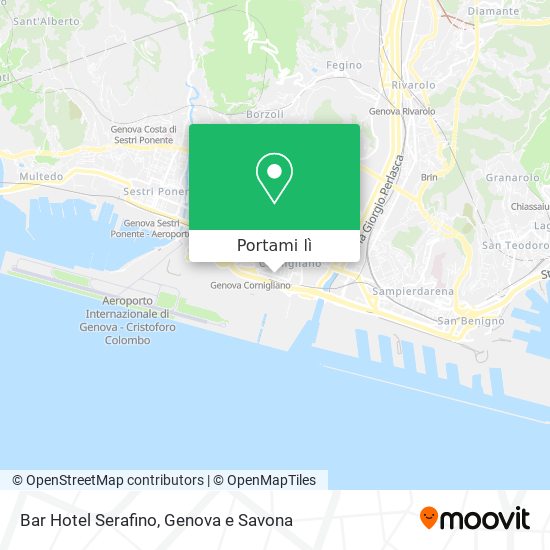 Mappa Bar Hotel Serafino