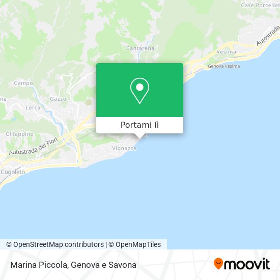 Mappa Marina Piccola