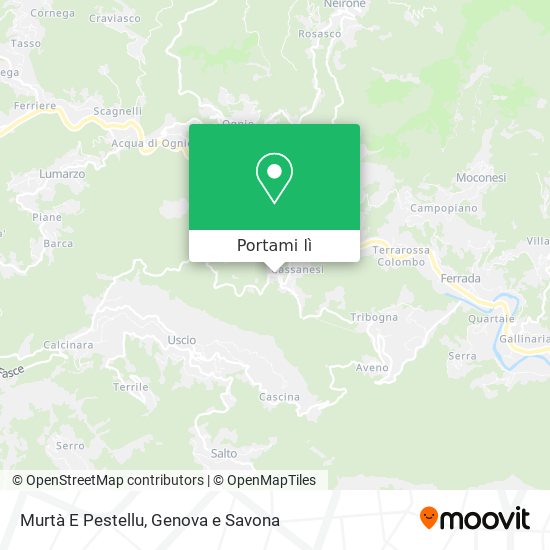 Mappa Murtà E Pestellu